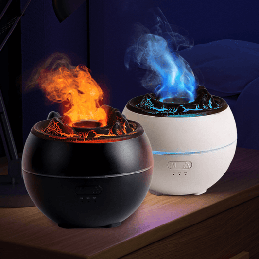 Flame Aroma Diffuser Household Desk Aromatherapy Humidifier - Here2Save