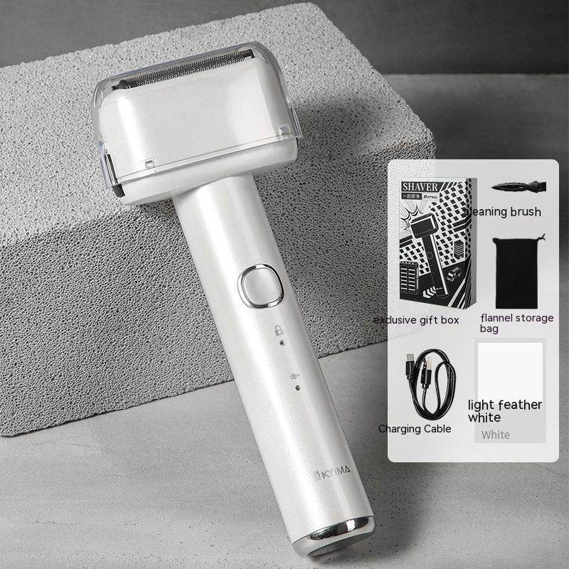 New Youth Hammer Shaver Men's Electric Reciprocating Smart Fully Washable Portable Rechargeable Beard Scraper - Here2Save
