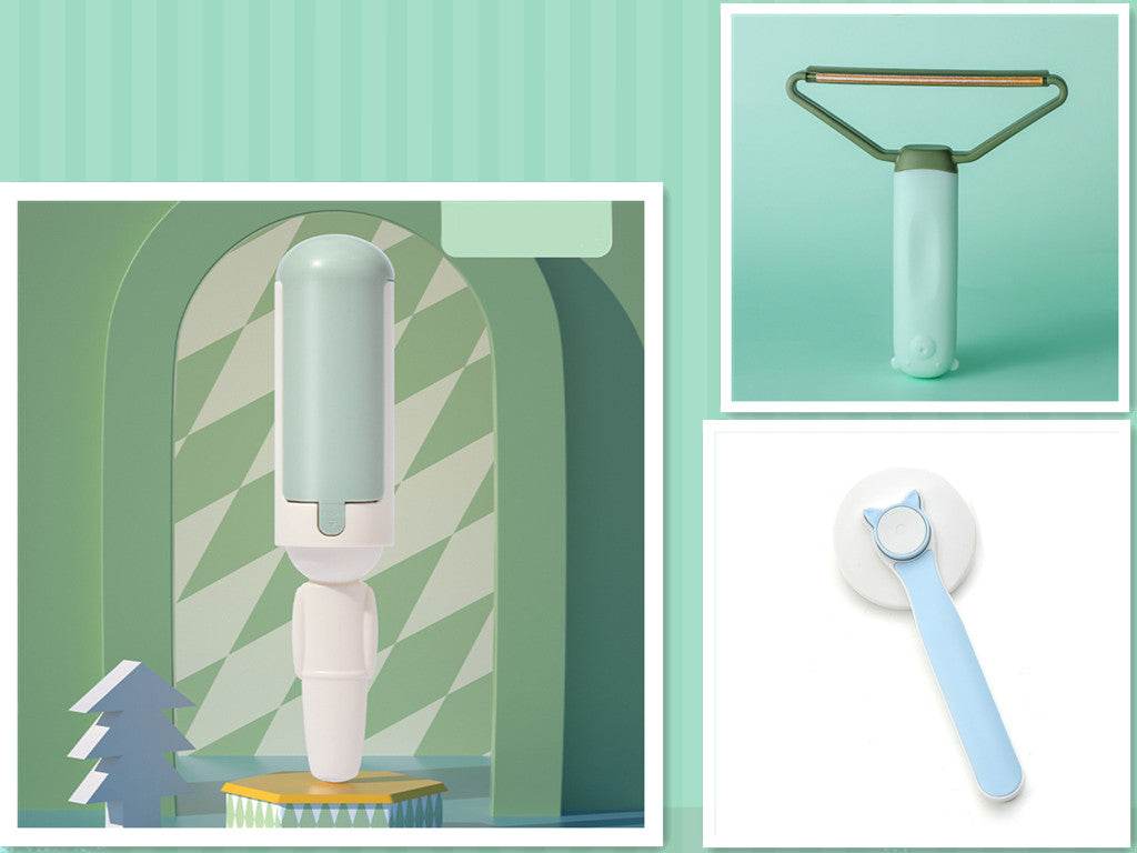 Pet Cat Dog Hair Remover Dematting Comb Double-sided Sofa Clothes Shaver Lint Rollers For Cleaning Pets Comb Brush Removal Mitts Brush - Here2Save