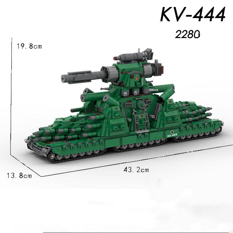 Compatible Building Blocks MOC Restore World Of Tanks KV99KV-44 Model Piecing Boy Birthday Gift - Here2Save