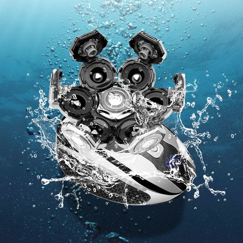 Fully Washable Multifunctional Electric Optical Head Hair Clipper - Here2Save