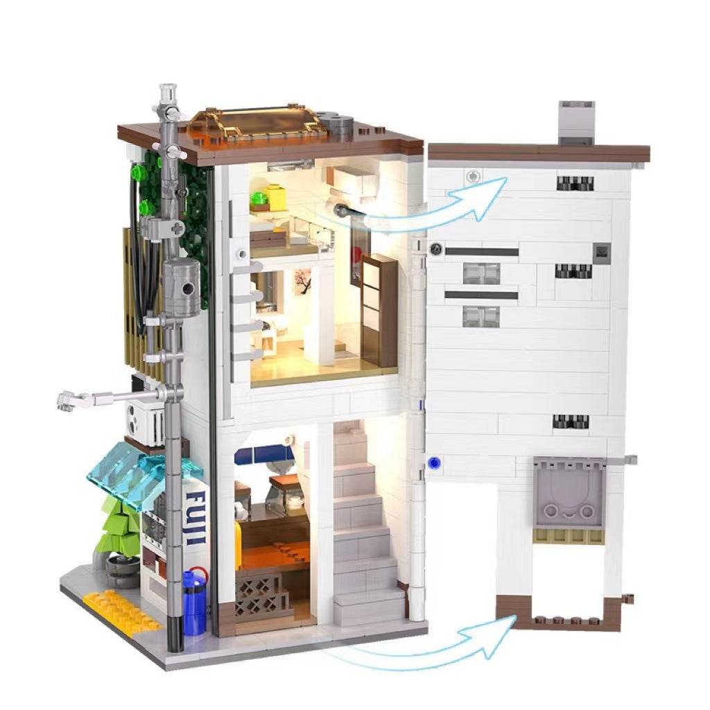 Street View Series Educational Toys Assembling And Inserting Small Particle Building Blocks - Here2Save