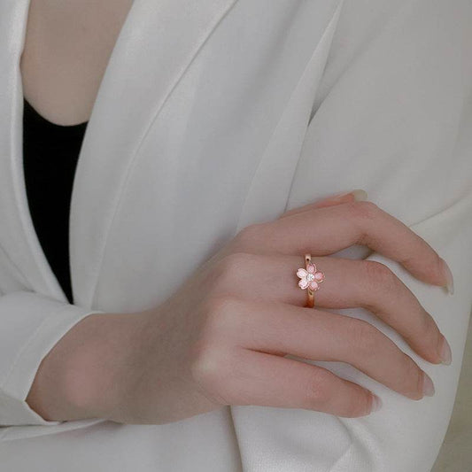 Cherry Blossom Rotatable Ring Ins Sweet Rings - Here2Save