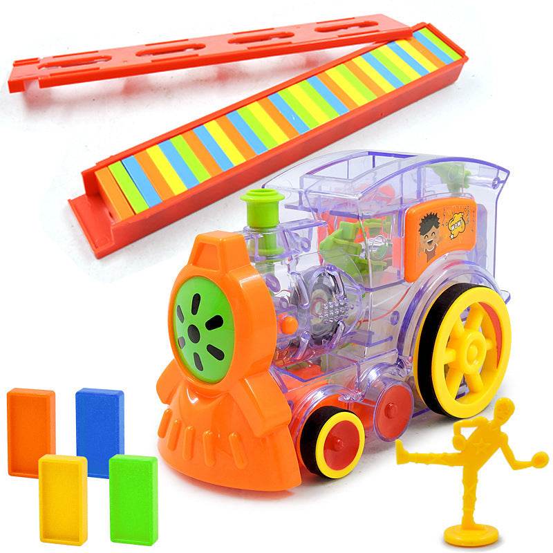 Transparent Domino Toy Train For Children - Here2Save