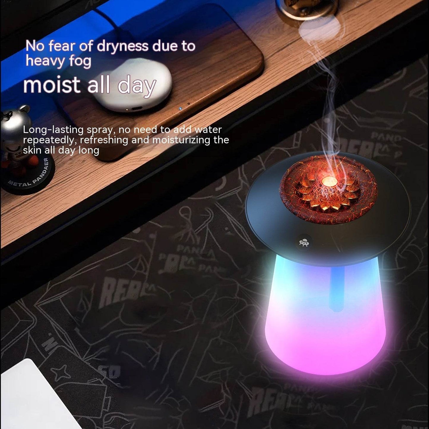 Humidifier Creative Desktop Colorful Gradient - Here2Save