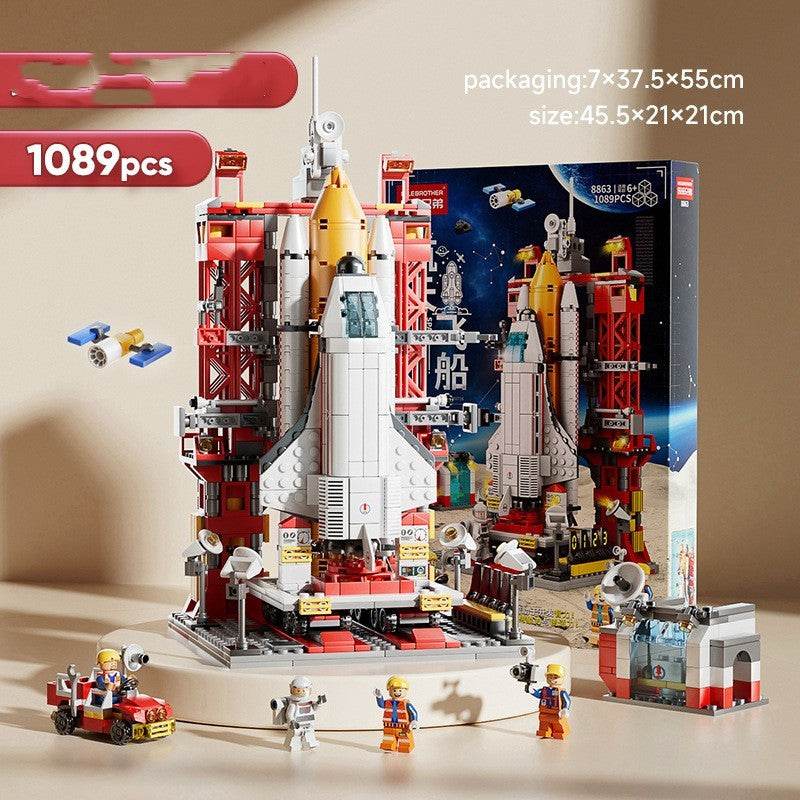 Building Blocks Small Particles Military Rocket Boy Children's Puzzle Enlightenment Assembling Toys - Here2Save
