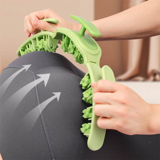 Multifunctional Manual Round Massager Roller Fitness Waist Buttocks Muscles Leg Gripper Stovepipe Thigh Removable Massage Gym Tool Beauty Health - Here2Save