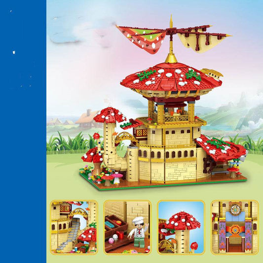 Mushroom Girls' Puzzle Assembled Building Block Toys - Here2Save