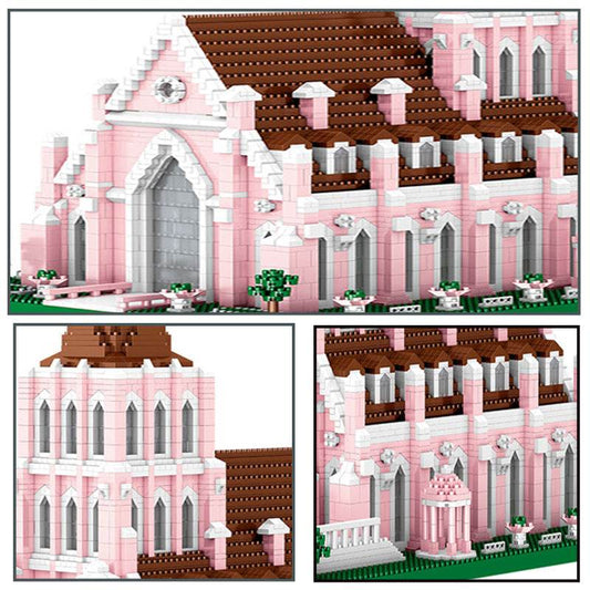 Building Blocks High Difficulty Giant Type Assembled Swan Lake Castle - Here2Save