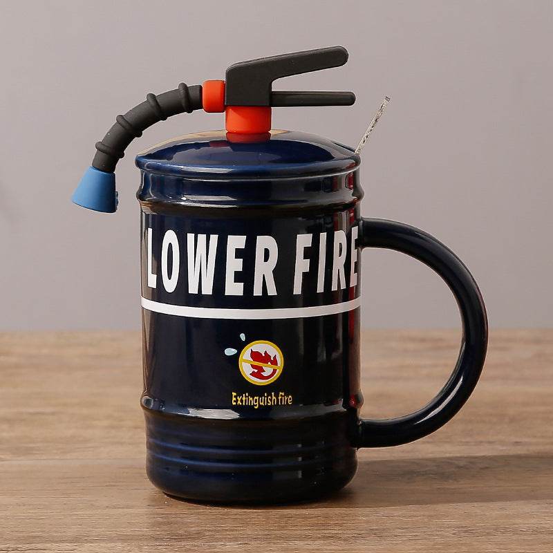 Funny Fire Extinguisher Design Mug - Here2Save
