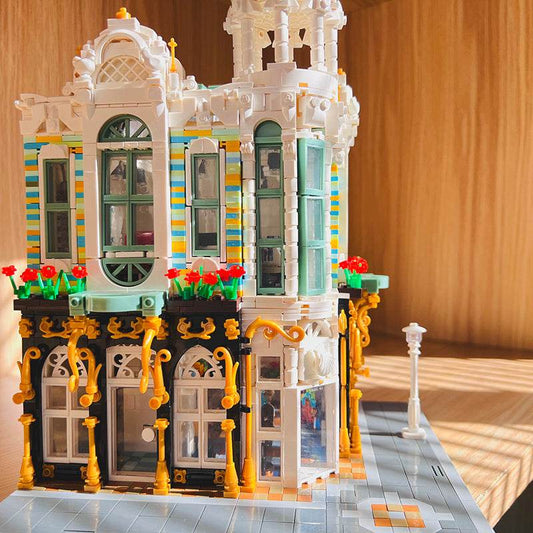 City Street View Cuba Hotel Micro Particle Building Block Combination Toy - Here2Save