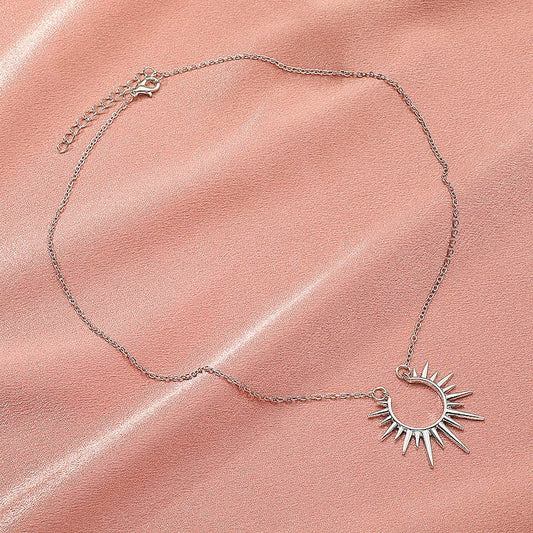 Sunflower Necklace Retro Clavicle Chain Fashion Creative Jewelry Women - Here2Save