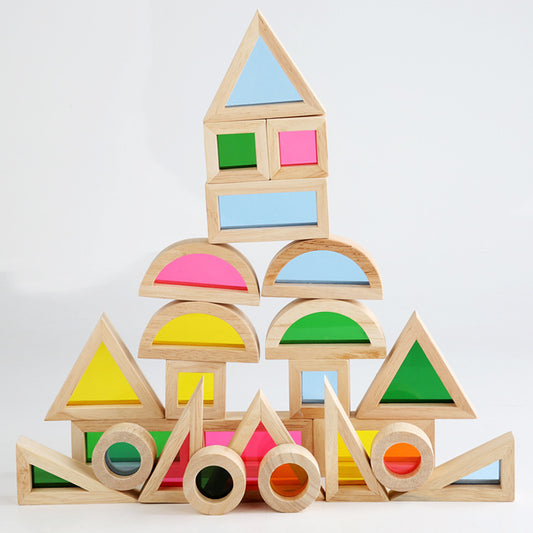 Colorful Kaleidoscope Assembling Building Blocks