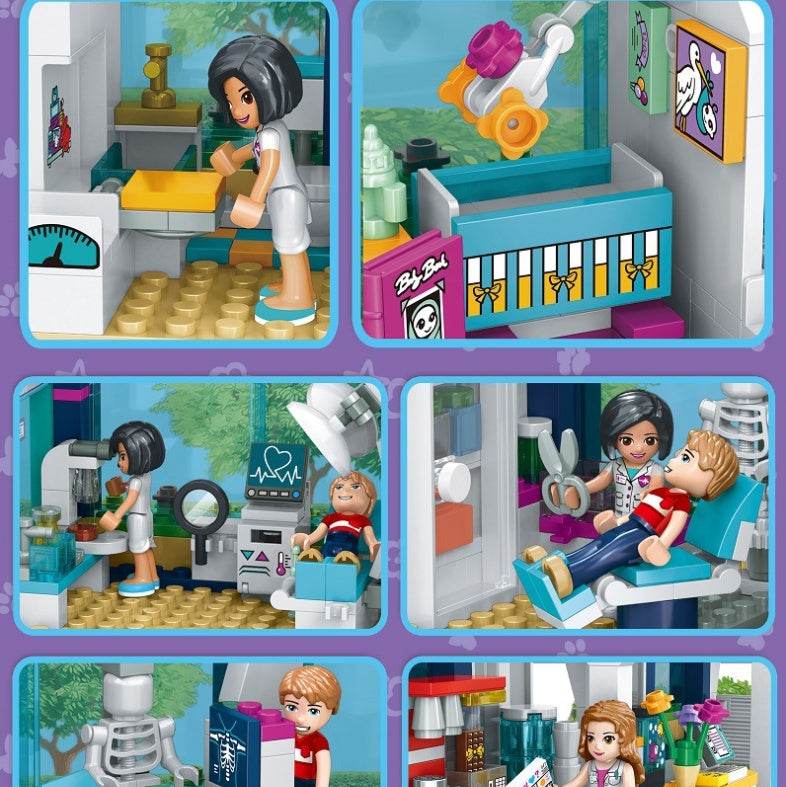 Girl puzzle assembling small particles building block toys - Here2Save