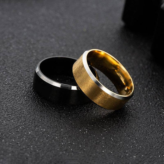 Simple Shape Men's Stainless Steel Ring - Here2Save