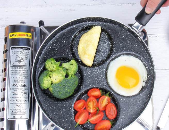 Egg Frying Pan Nonstick Pancake Pans 4-Cups Cookware Pancake Pan Egg Pan Suitable For Gas Stove Induction Cooker - Here2Save