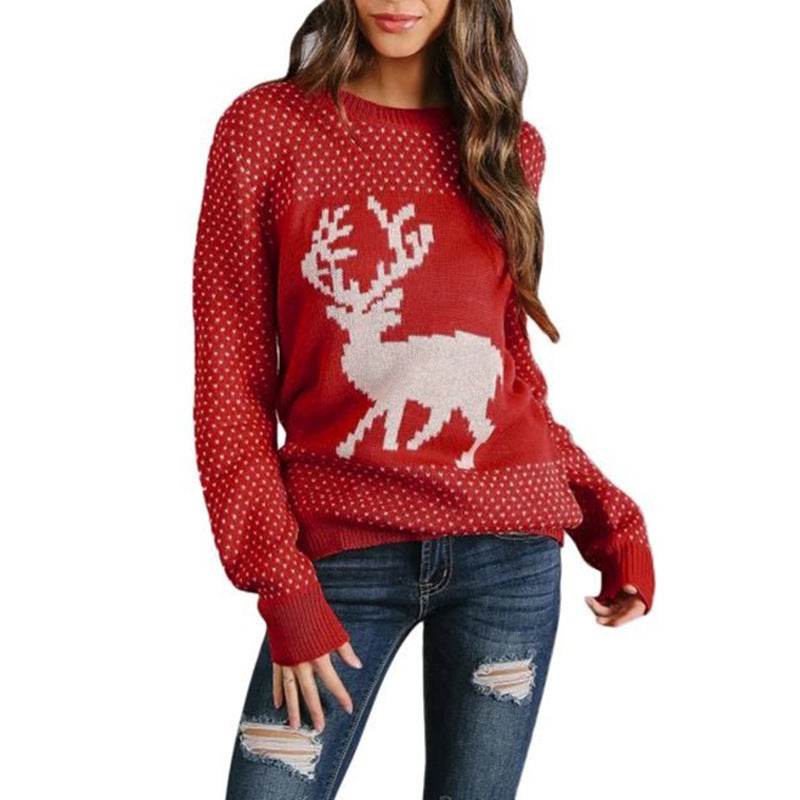 Christmas Pullover Knitted Sweater - Here2Save