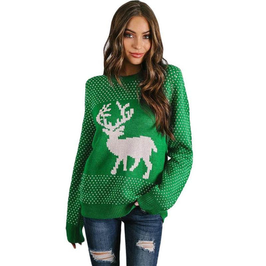 Christmas Pullover Knitted Sweater - Here2Save