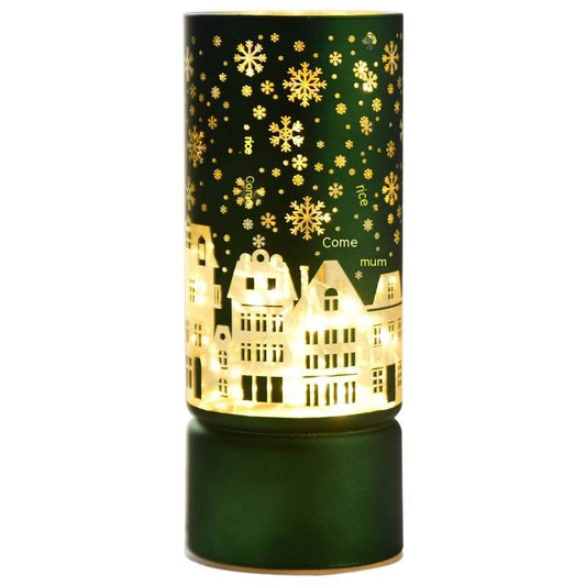 Christmas Luminous Glass Desktop Decoration - Here2Save