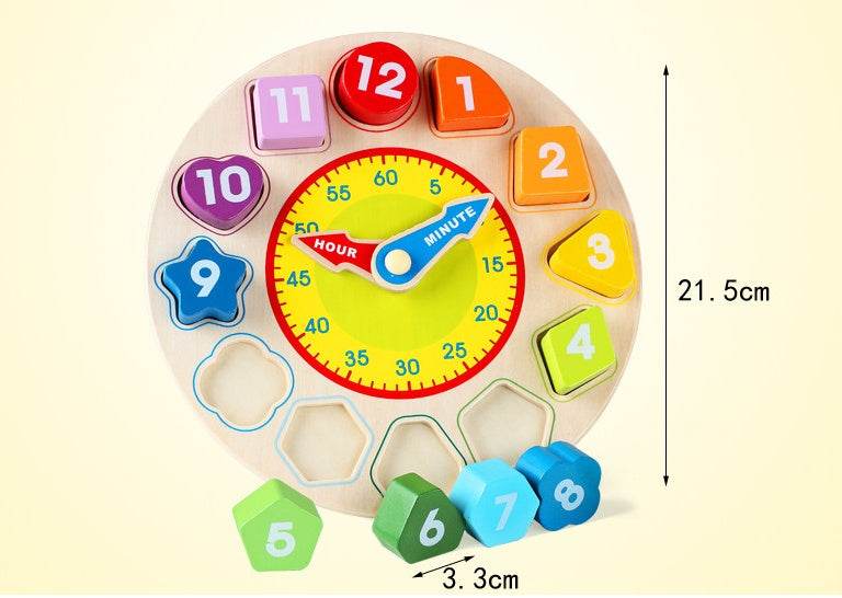 Wooden digital clock beaded - Here2Save