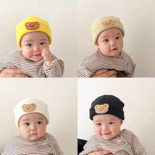 Ins Baby Wool Hat Little Bear Cute Knitted Hat - Here2Save