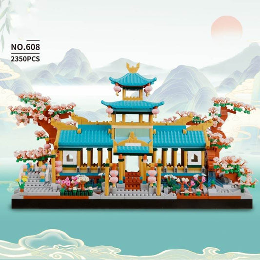 Micro Particle Building Blocks 608 Marriage Pavilion Children's Puzzle Assembling Toy Girl Gift - Here2Save