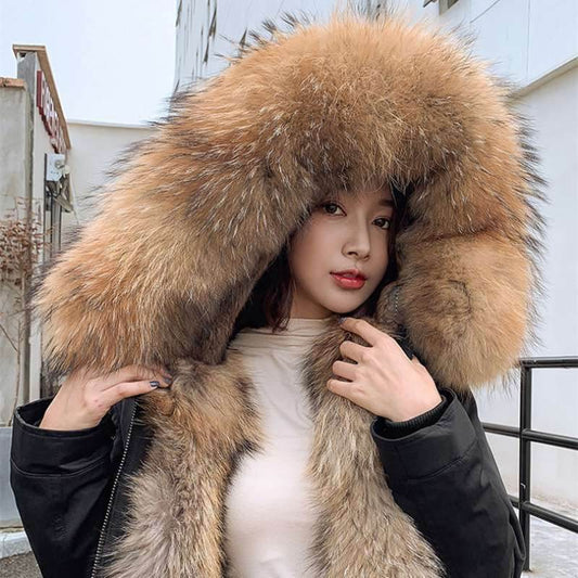 New Cashmere Coat Women's Detachable Liner Thickening - Here2Save