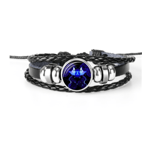 Zodiac Constellation Bracelet Braided Design Bracelet For Men Women Kids - Here2Save