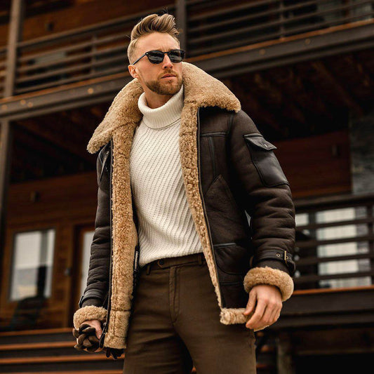 Winter Jacket Mens Military Fleece Warm Jackets Male Fur Collar Coats Army Tactical Jacket - Here2Save