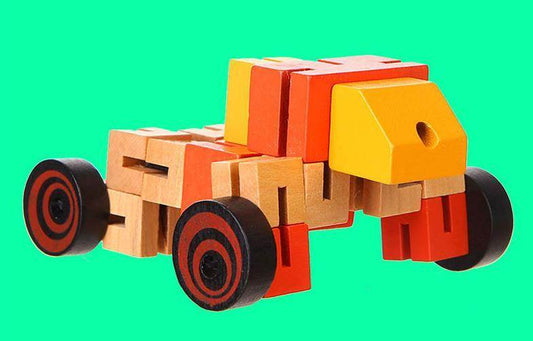 wooden robot toys - Here2Save