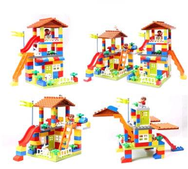 Children's puzzle building blocks, boys and girls, city baby, children's toys, early childhood toys - Here2Save