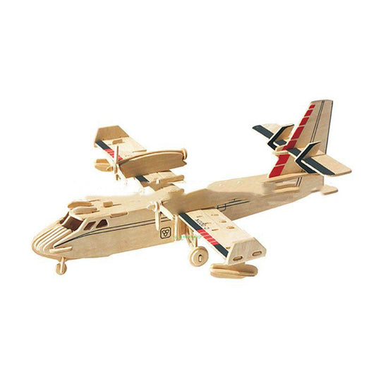 Wooden (amphibious bomber) 3D wooden puzzle - Here2Save