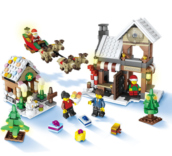 Christmas Scene Building Block - Here2Save