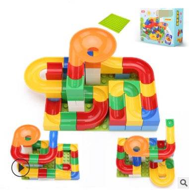 Children Large Particles Assembled Slide Puzzle Blocks Toys 3-10 Years Old Boy Toy - Here2Save