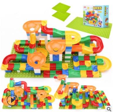 Children Large Particles Assembled Slide Puzzle Blocks Toys 3-10 Years Old Boy Toy - Here2Save