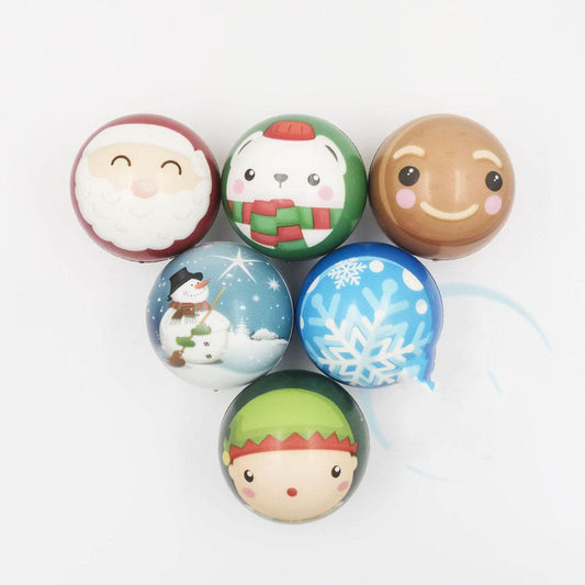 Pu Foam Ball 63mm Christmas Decompression - Here2Save