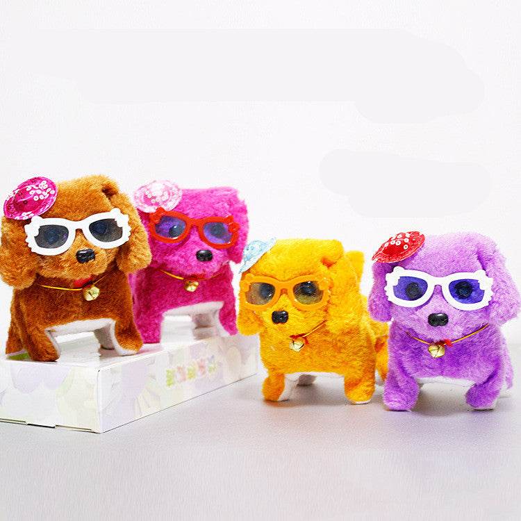 Electronic robot dog simulation teddy walking rope puppy - Here2Save