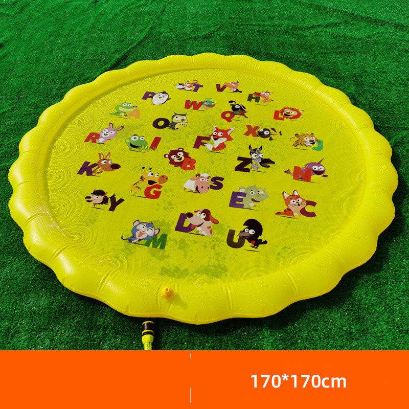 Inflatable Children's Round Sprinkler Pad Amazon Water Jet Pool - Here2Save