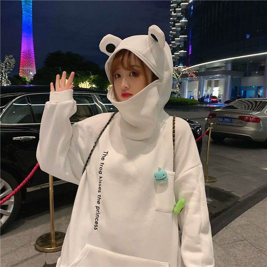 Couples Wear Frog Pullover Sweater Women - Here2Save