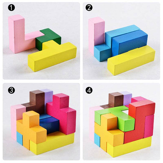 Children's Assembling Intellectual Building Wooden Toys - Here2Save