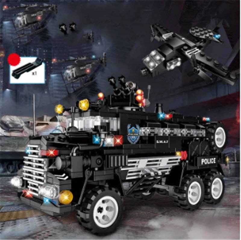Building Blocks Small Particles Building Blocks Toys Combat Command Vehicle - Here2Save