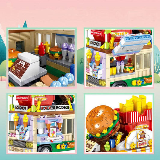 Dessert Stroller Children Assembling Building Blocks Toys - Here2Save