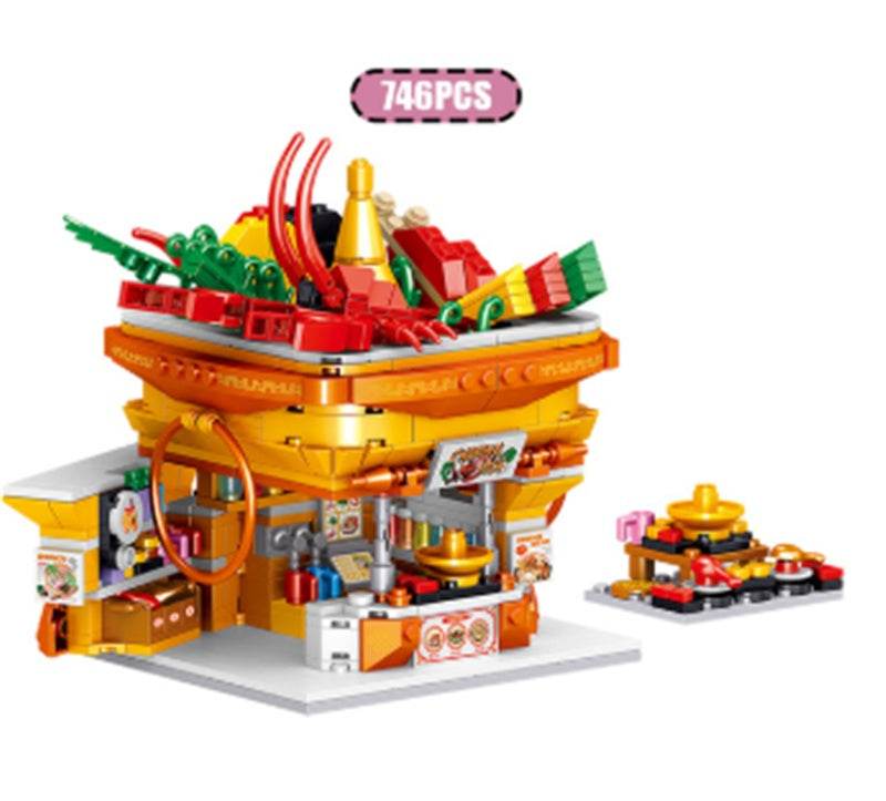 Burger Fruit Girl Assembled Toy Gift - Here2Save