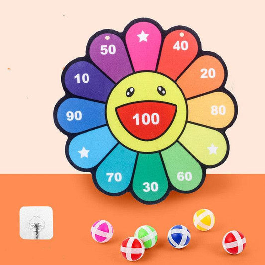 Spot Wholesale Children's Sticky Ball Dart Board Cartoon Fun Dart Board Plus Velvet A Variety Of Creative Cartoon - Here2Save