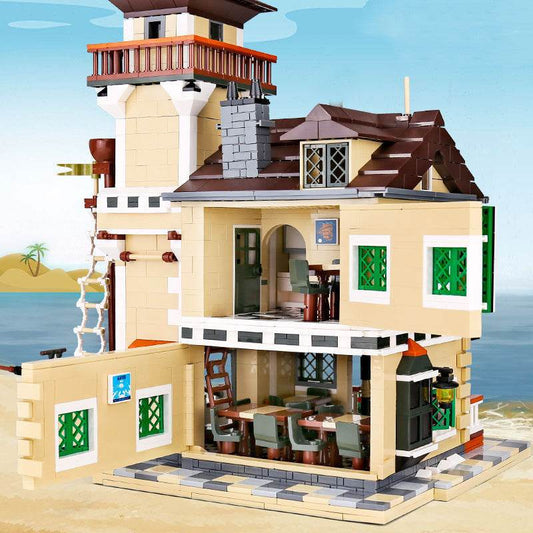 Assembling And Inserting Building Block Toy Model - Here2Save