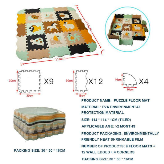 Foam Floor Mat Baby Crawling Stitching Mat - Here2Save