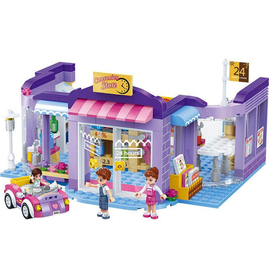 Modern Girl Puzzle Assembling And Inserting Diy Building Block Toys - Here2Save
