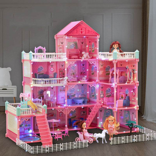 Play House Doll Set Simulation Villa Toy - Here2Save
