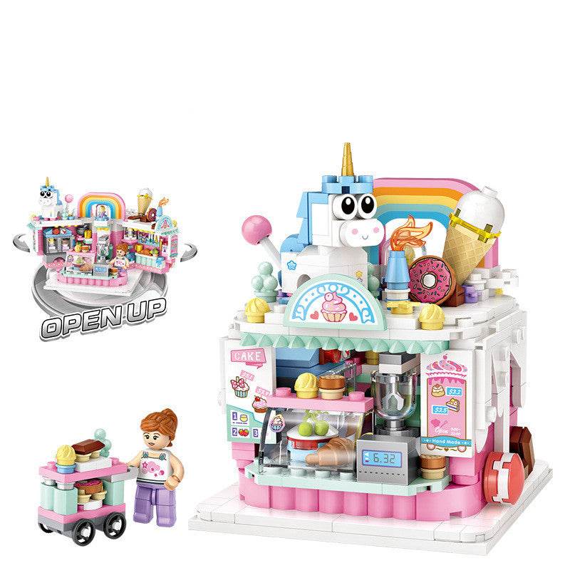 LOZ Building Blocks Mini Small Particle Building Blocks Children Educational Toys Diy Playground Ferris Wheel Inserting Building Blocks - Here2Save