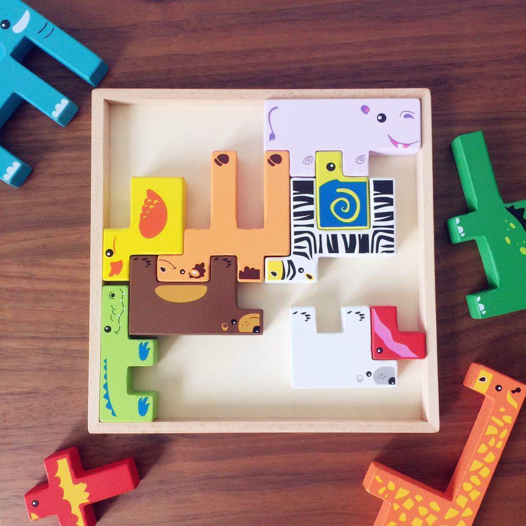 Creative Children's Building Blocks Wooden Educational Toys - Here2Save